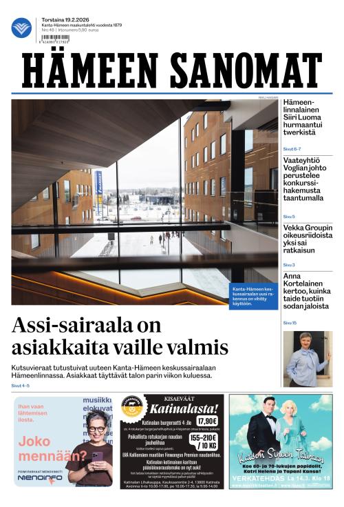 Hämeen Sanomat 19.2.2026