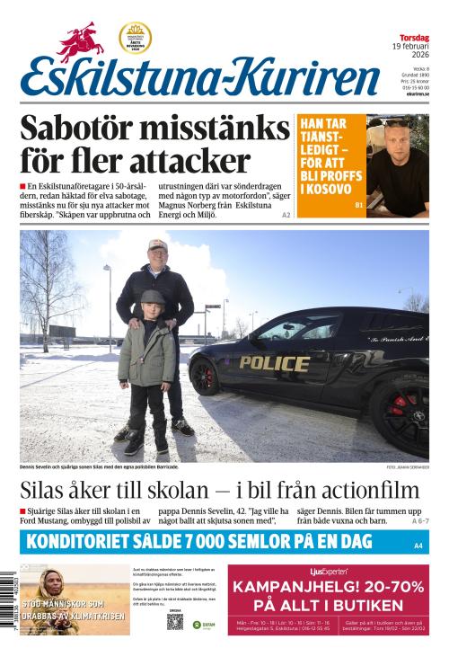 Eskilstuna-Kuriren 19.2.2026