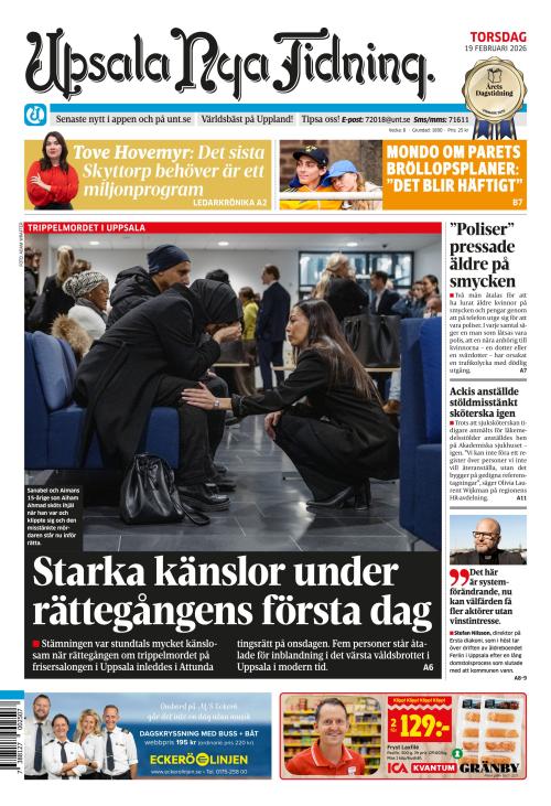 Upsala Nya Tidning 19.2.2026