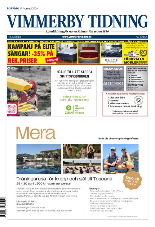 Vimmerby Tidning / Kinda-Posten 19.2.2026