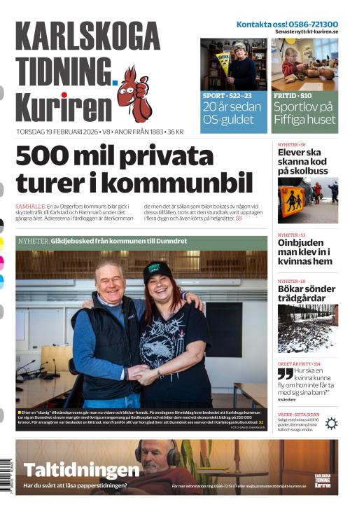 Karlskoga Tidning-Kuriren 19.2.2026