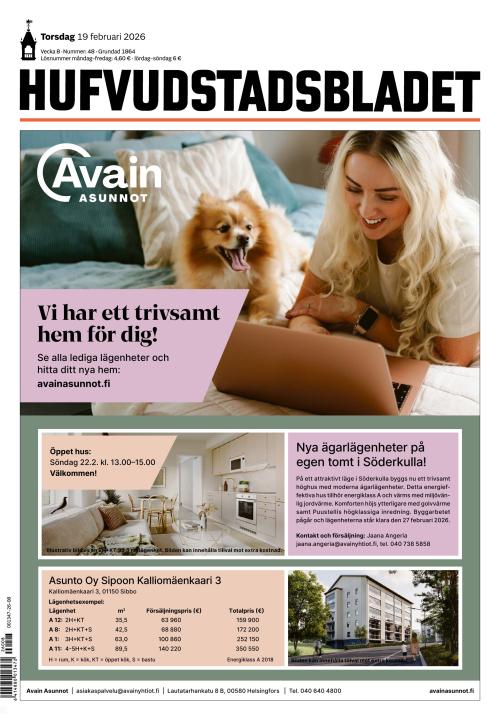 Hufvudstadsbladet 19.2.2026