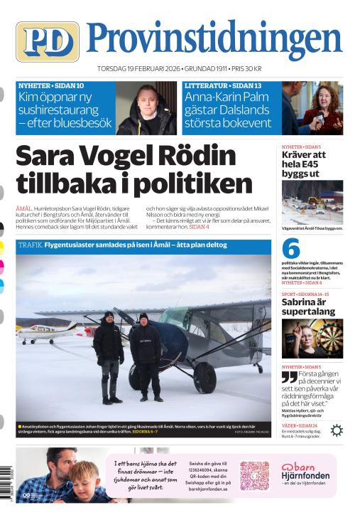 Provinstidningen Dalsland 19.2.2026