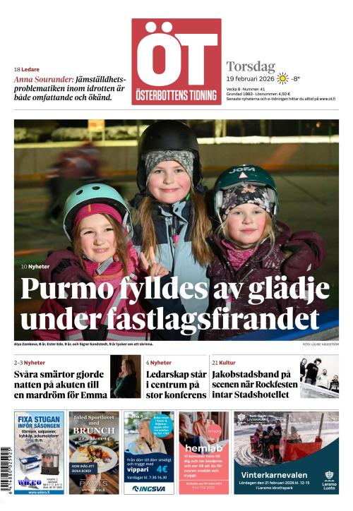 Österbottens Tidning 19.2.2026