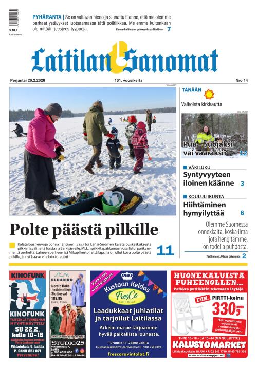 Laitilan Sanomat 20.2.2026