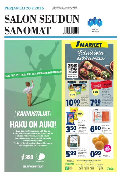 Salon Seudun Sanomat 20.2.2026