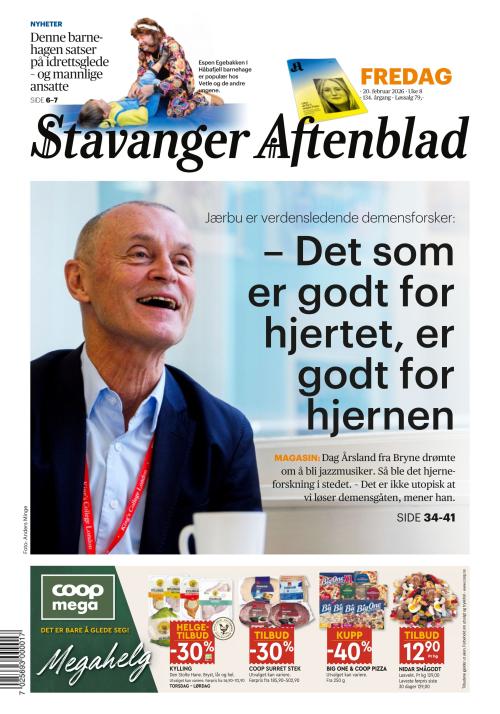 Stavanger Aftenblad 20.2.2026
