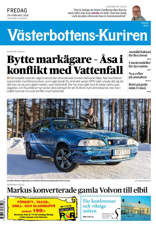 Västerbottens-Kuriren (SE) 20.2.2026