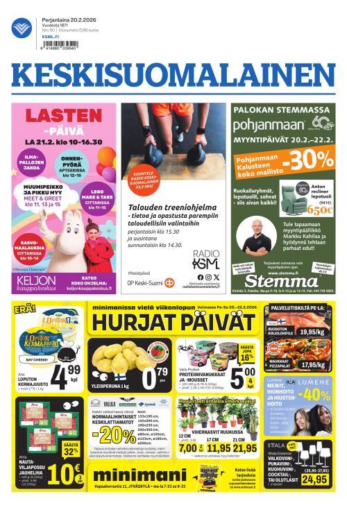Keskisuomalainen 20.2.2026