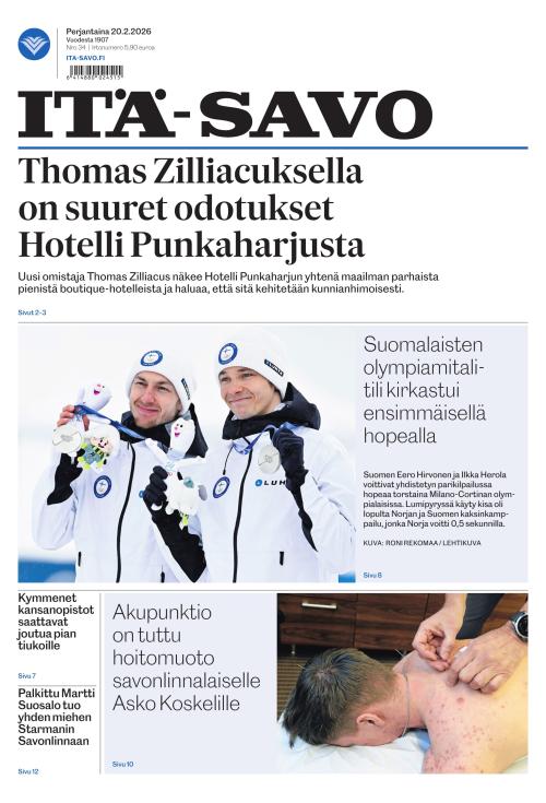 Itä-Savo 20.2.2026
