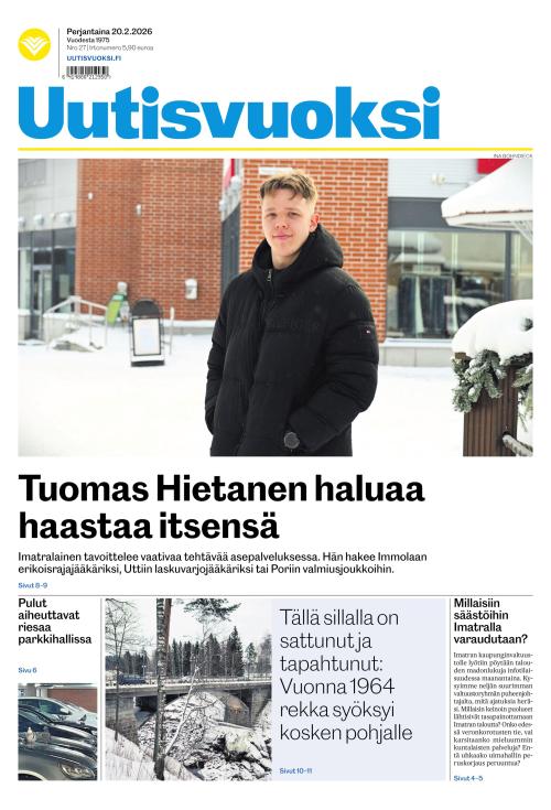 Uutisvuoksi 20.2.2026