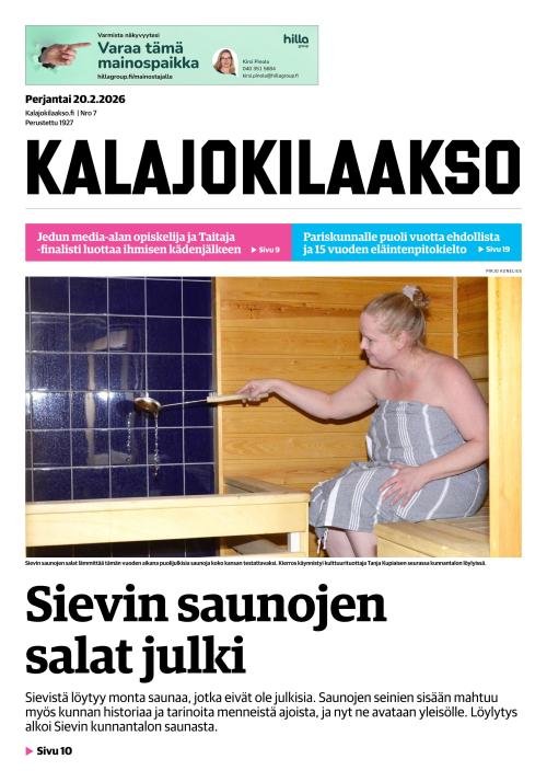 Kalajokilaakso ja Kalajaska 20.2.2026