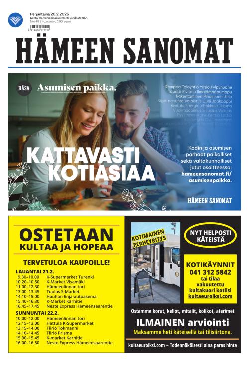 Hämeen Sanomat 20.2.2026