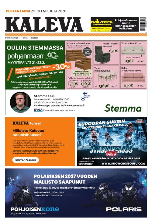 Kaleva 20.2.2026