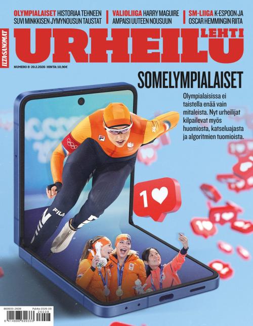 Urheilulehti 20.2.2026