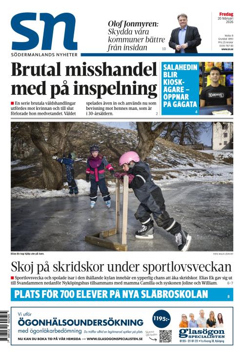 Södermanlands Nyheter 20.2.2026