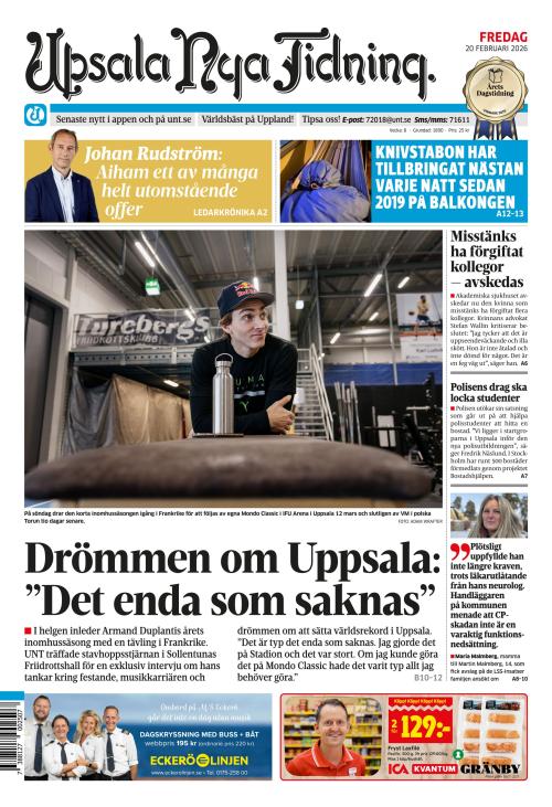 Upsala Nya Tidning 20.2.2026