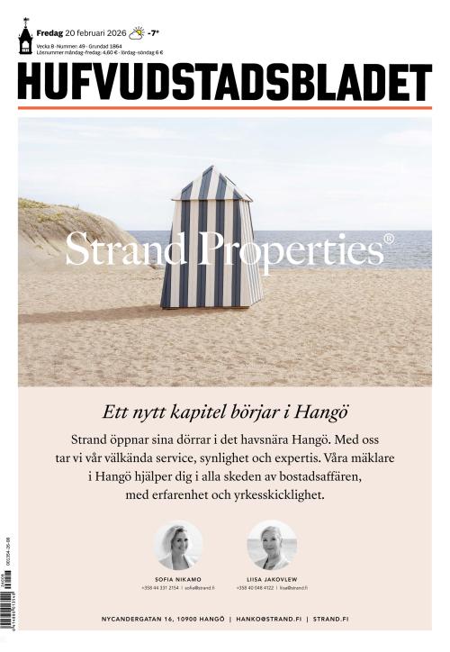 Hufvudstadsbladet 20.2.2026