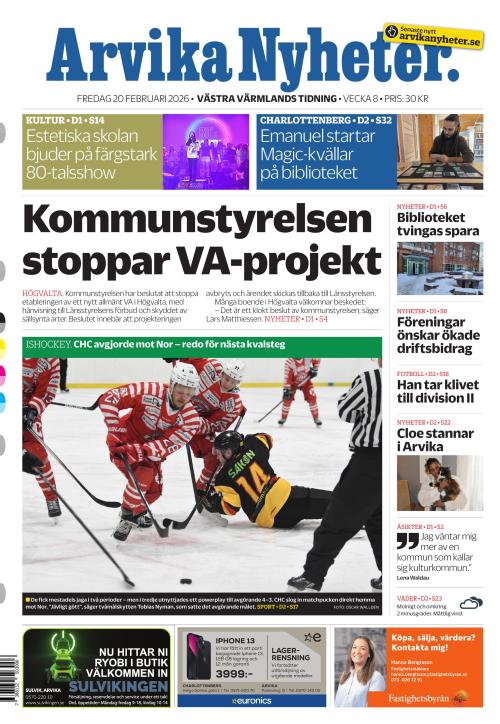 Arvika Nyheter 20.2.2026