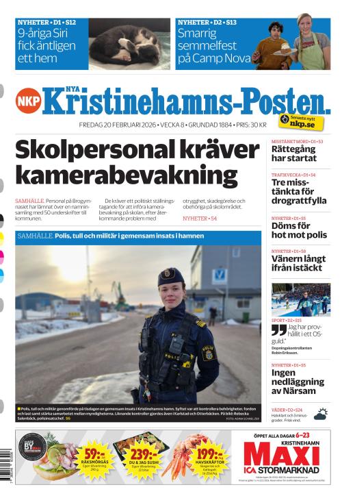 Nya Kristinehamns-Posten 20.2.2026