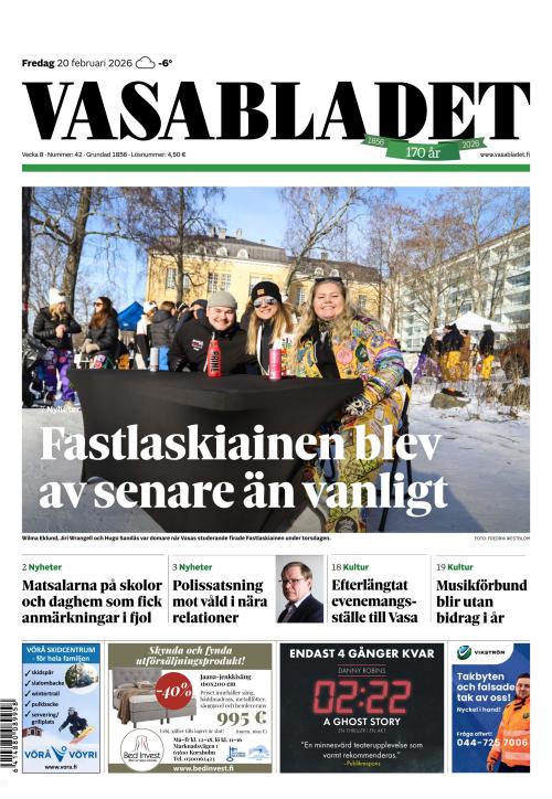 Vasabladet 20.2.2026