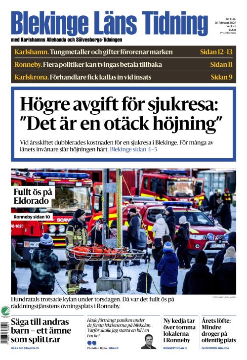 Blekinge Läns Tidning 20.2.2026