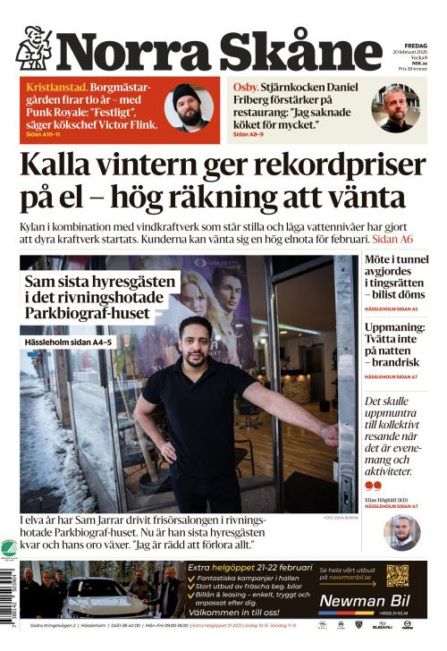 Norra Skåne 20.2.2026