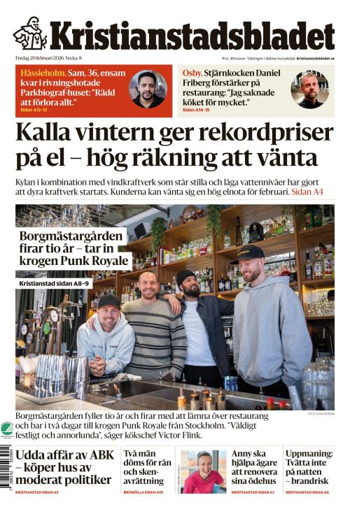 Kristianstadsbladet 20.2.2026