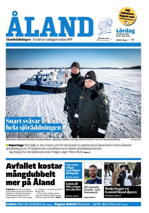 Ålandstidningen 21.2.2026