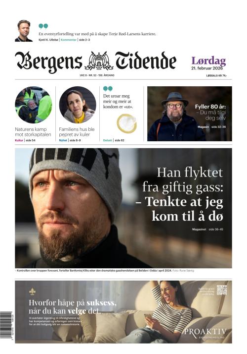 Bergens Tidende 21.2.2026