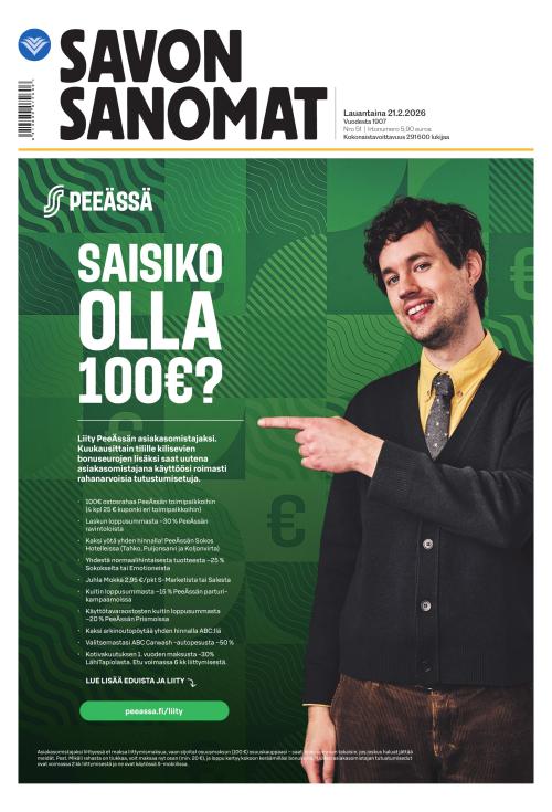 Savon Sanomat 21.2.2026