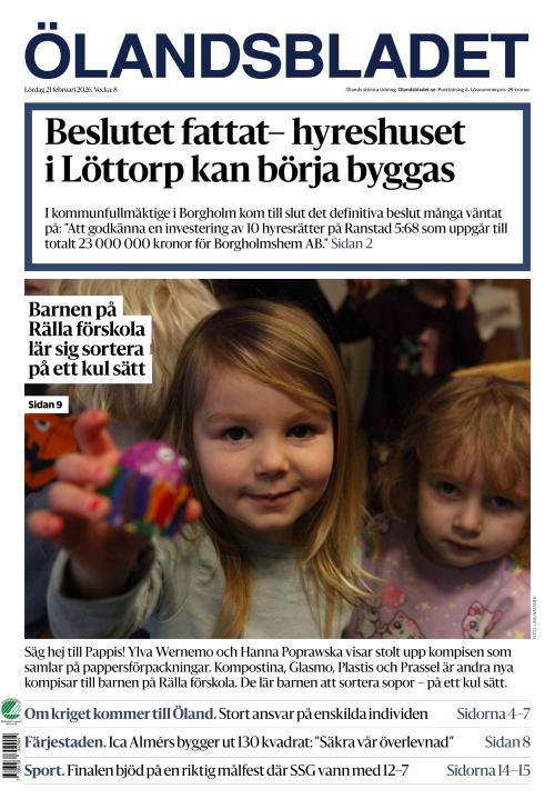 Ölandsbladet 21.2.2026