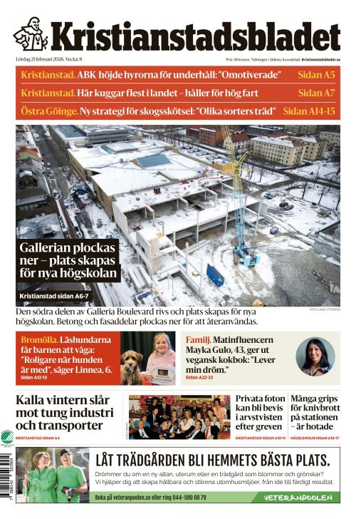 Kristianstadsbladet 21.2.2026