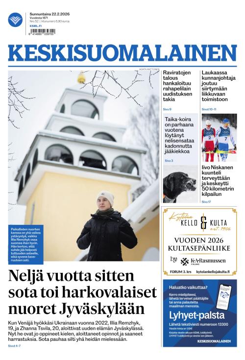 Keskisuomalainen 22.2.2026