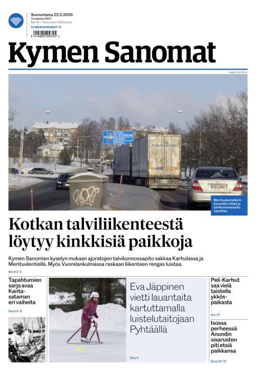 Kymen Sanomat 22.2.2026