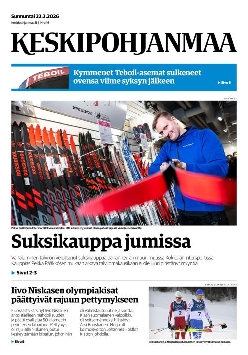 Keskipohjanmaa 22.2.2026