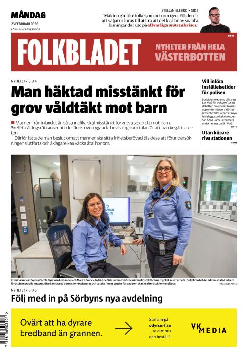 Folkbladet (Västerbotten) (SE) 23.2.2026