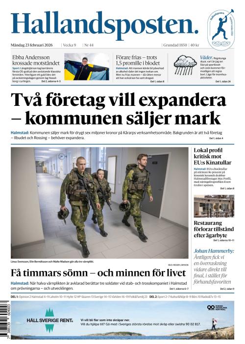 Hallandsposten 23.2.2026