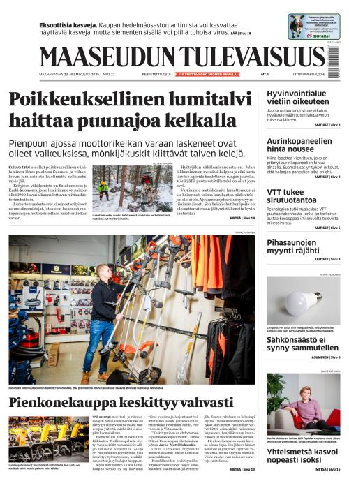 Maaseudun Tulevaisuus 23.2.2026