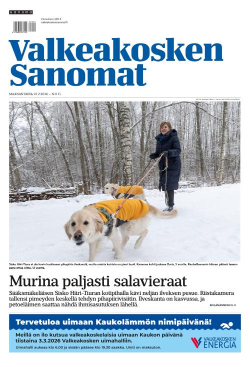 Valkeakosken Sanomat 23.2.2026