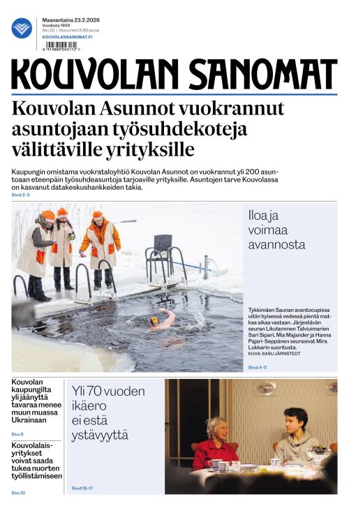 Kouvolan Sanomat 23.2.2026