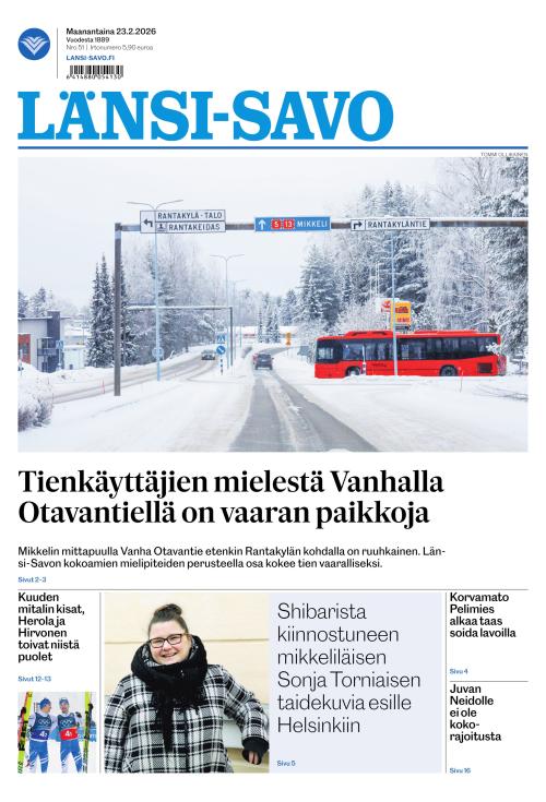 Länsi-Savo 23.2.2026