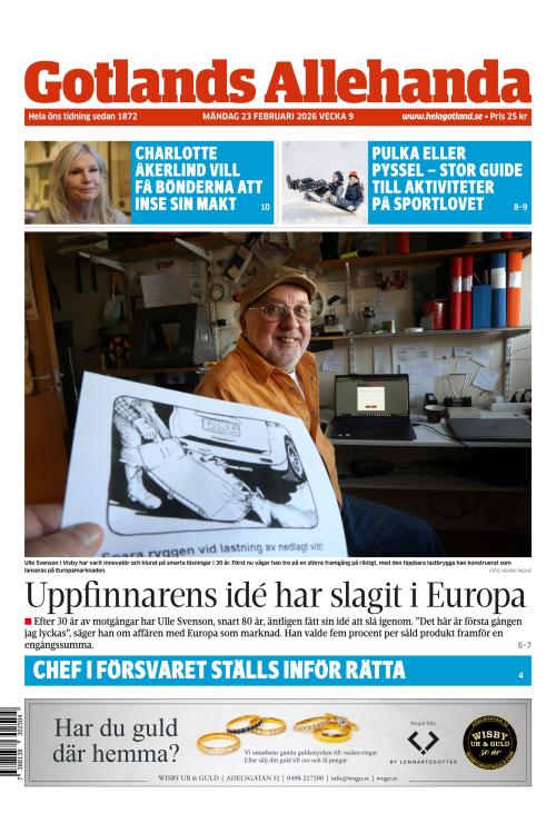 Gotlands Allehanda 23.2.2026
