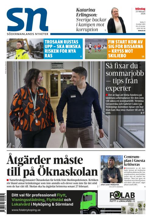 Södermanlands Nyheter 23.2.2026