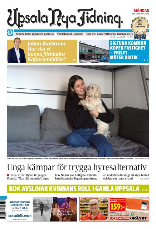 Upsala Nya Tidning 23.2.2026