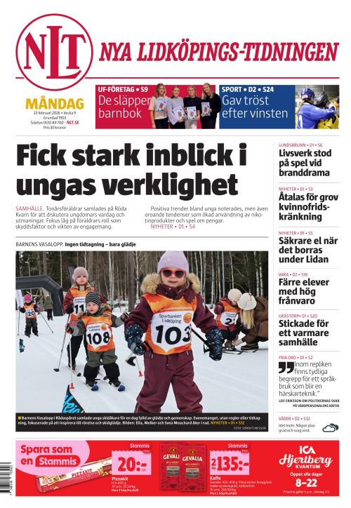 Nya Lidköpings-Tidningen 23.2.2026