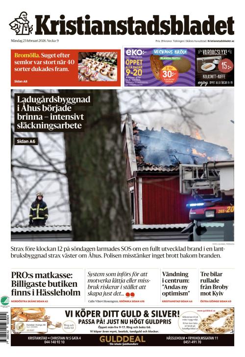 Kristianstadsbladet 23.2.2026