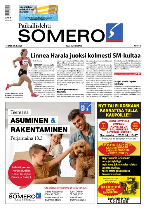 Paikallislehti Somero 24.2.2026