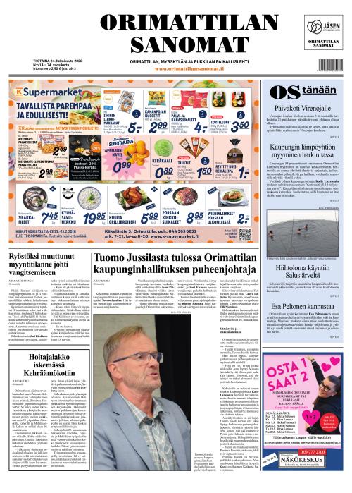 Orimattilan Sanomat 24.2.2026