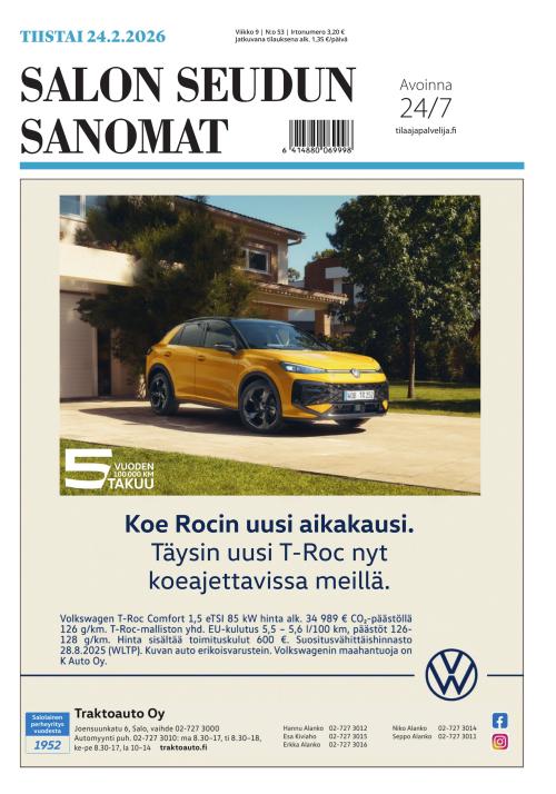 Salon Seudun Sanomat 24.2.2026
